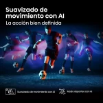 Suavizado de movimiento con IA y modo deportes en el televisor Hisense 100Q7QG