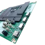 Vista angular de la Main Board EBU66791501 LG con shield y puertos