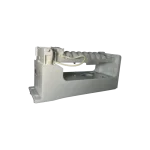 Fabricador de Hielo Samsung DA97-08059A, lateral izquierda; carcasa con bloque de control y manguera.