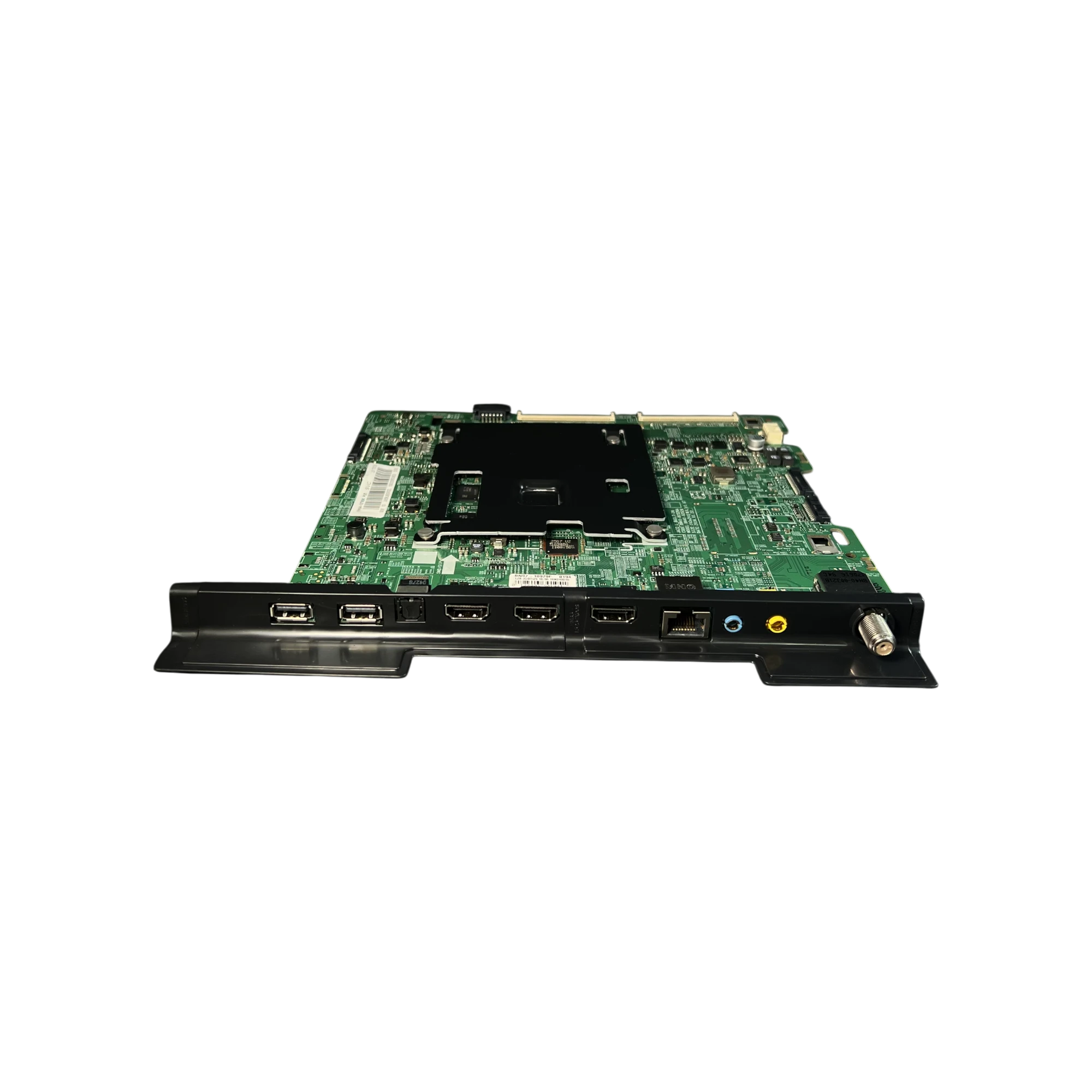 Main Board Samsung BN94-10790K UN55KU6500KXZL FA01 – vista frontal de puertos 3 HDMI, 2 USB, LAN y RF