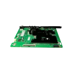 Main Board BN94-17202R vista en ángulo con conectores al panel y blindajes