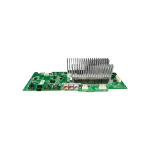 Main Board LG EBR31636001 SNH5 en perspectiva con disipador alto y conectores