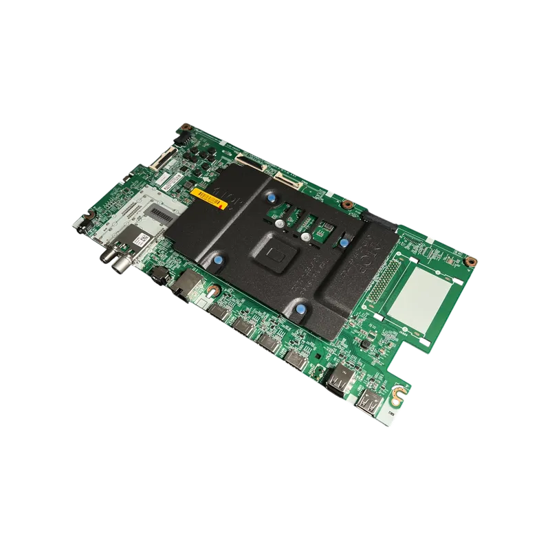 Main Board LG EBU66792601 para OLED C2 – vista en ángulo con blindaje negro