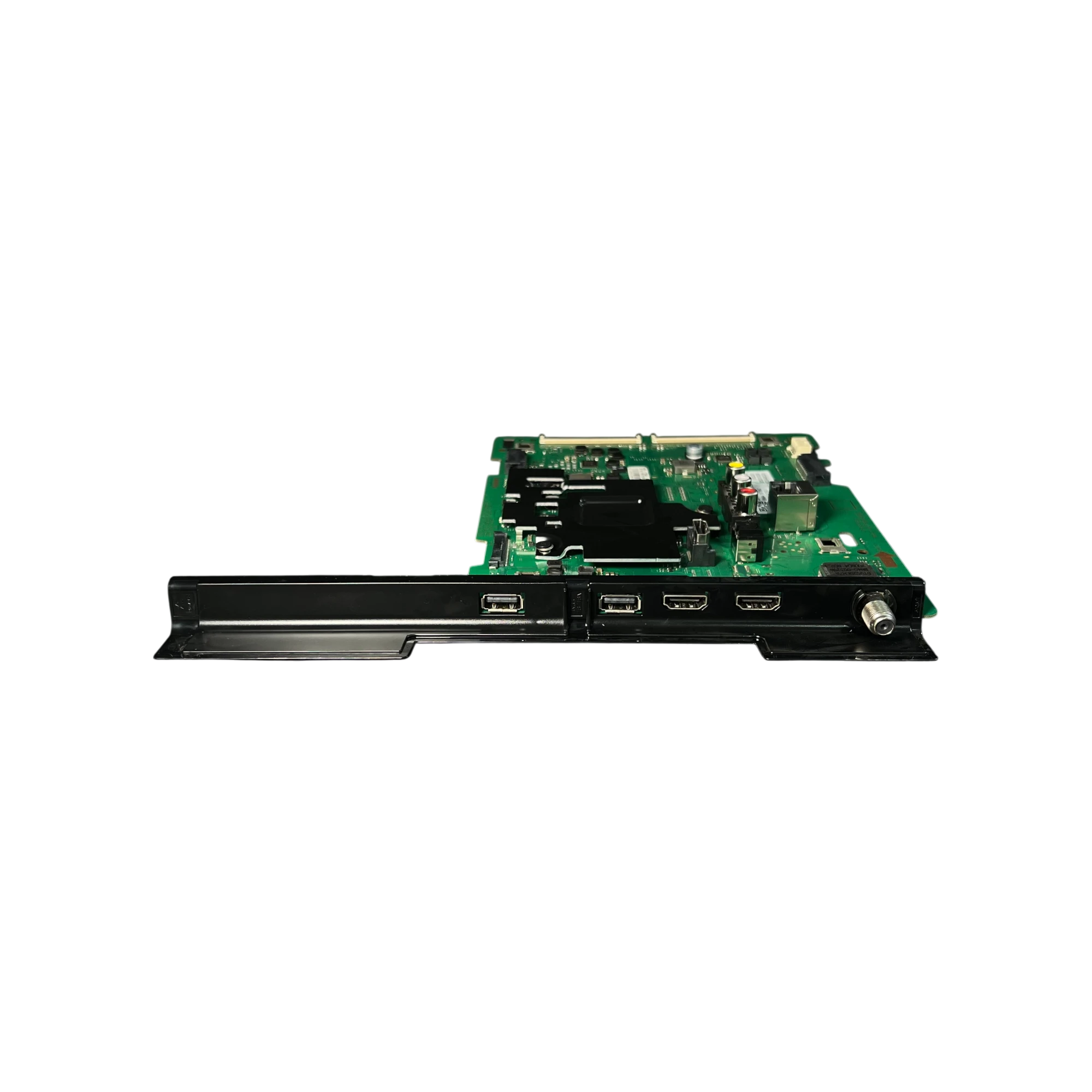Main Board Samsung BN94-15779D UN58TU8000KXZL YA02 – vista frontal de puertos HDMI, USB y RF