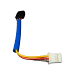Conector de 3 pines del sensor de humedad DA32-00034B con arnés amarillo y rojo.