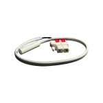 Sensor de temperatura Samsung DA32-00024L con cable y conector, composición sobre fondo neutro.