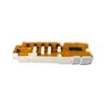 Tarjeta display LG 6871EN1009Z para lavadora, perspectiva baja del panel con botones