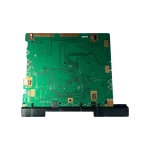 Main Board BN94-12468E para TV Samsung con puertos HDMI, USB, Ethernet y ranura de video, vista superior de la tarjeta original.