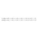 Vista lateral del kit de barras LED para TV TCL 55"