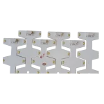 Vista posterior del kit de barras LED compatible con televisores de 32".