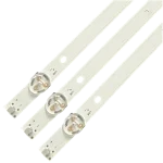 Detalle de las barras LED compatibles con TV 39D3200S mostrando puntos LED y conectores