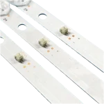 Kit barras LED detalle compatible con TV REC-LE43Z4SMT CX43P28USM, vista de cerca.