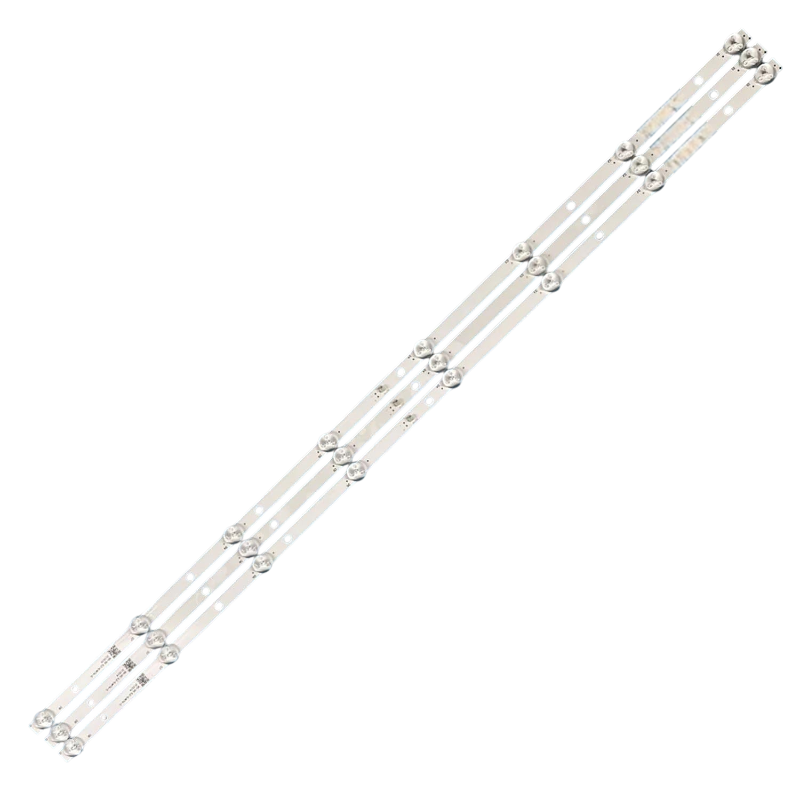 Kit barras LED frontal compatible con TV REC-LE43Z4SMT CX43P28USM, vista general.