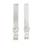 Kit barras LED lateral compatible con TVs LG 32LM630, 32LM631, 32LM637 y 32LQ630, vista lateral.