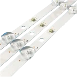 Kit barras LED lateral compatible con TV REC-LE43Z4SMT CX43P28USM, vista lateral.