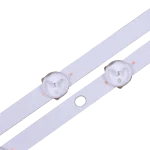 Kit barras LED lateral compatible con TV UN55H6203AFXZA, LH55EDCPLBC/ZA, HG55NA790MFXZA, vista lateral.