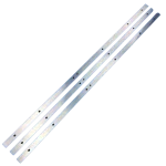 Kit barras LED posterior compatible con TV CLED-40A03, vista posterior.