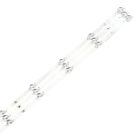 Kit barras LED posterior compatible con TV REC-LE43Z4SMT CX43P28USM, vista posterior.