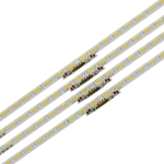 Detalle del kit LED para Samsung de 75", mostrando conectores y puntos LED.