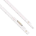 Detalle del kit LED para Samsung UN46ES6500MXZL y UN46ES6800MXZL mostrando conectores y puntos de luz.