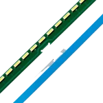 Parte posterior del kit de barras LED compatible con TV LG 60LF635T 60LX341C