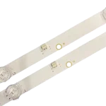 Detalle de las barras LED compatibles con el televisor VTL-HD2460T2 mostrando puntos y conectores.