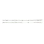 Vista lateral de las barras LED compatibles con el televisor VTL-HD2460T2.