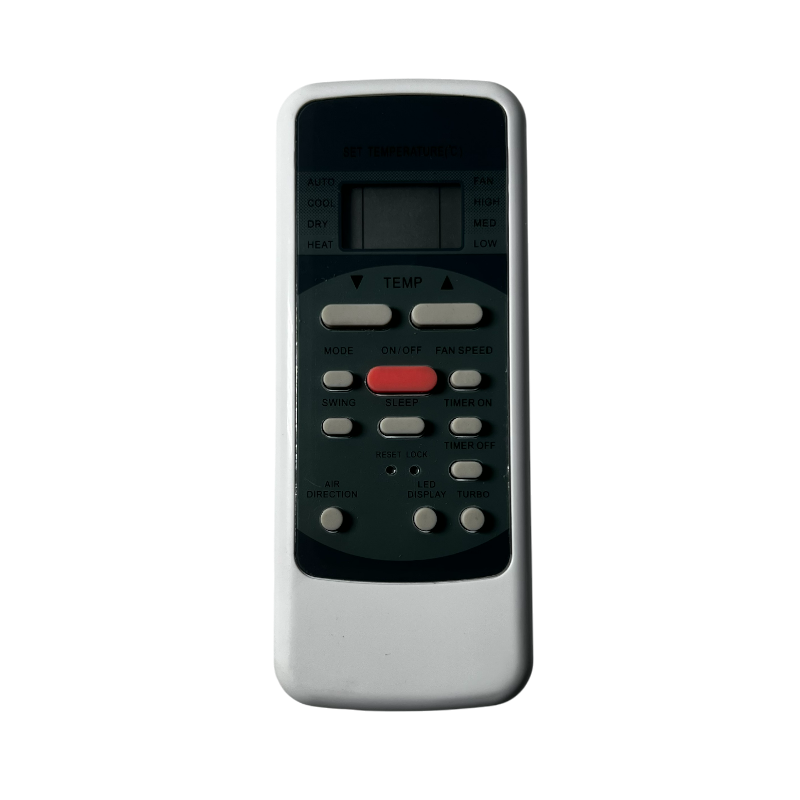 Control remoto Midea 17317000000113 vista frontal para aire acondicionado