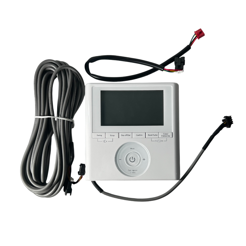 Control alámbrico KJR-120G2 para aire acondicionado Midea vista frontal