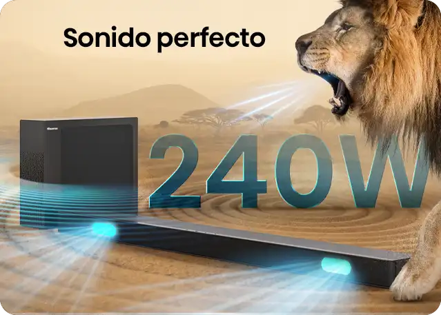 hisense hs2100 240w potencia leon sonido optimized Disfruta de cada nota