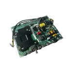 Vista posterior de la main board BN96-50988D utilizada en el TV Samsung UN43TU7000KXZL, con detalle de circuitos y pistas.