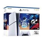 PS5 Estándar 1TB vista lateral con juegos incluidos