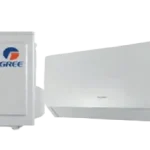 Aire acondicionado Gree con unidad exterior y unidad interior, control remoto incluido