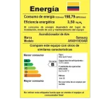 Etiqueta de eficiencia energética de aire acondicionado Samsung AR40H18BD0AM, consumo de energía 198,79 kWh/mes, eficiencia energética 3,50 W/W