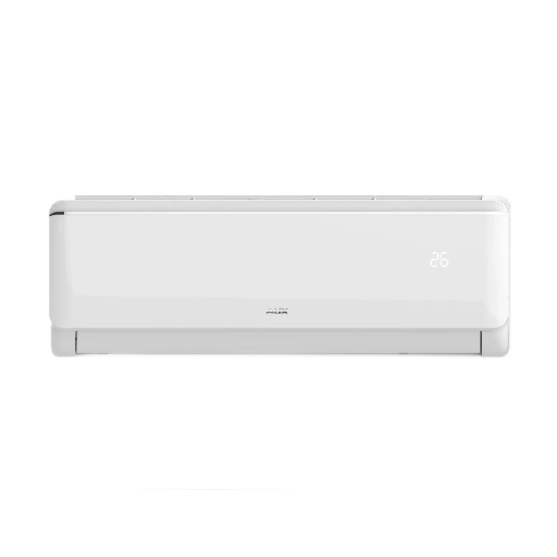 Imagen de un aire acondicionado inverter blanco con pantalla digital