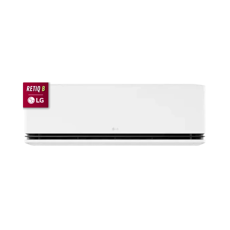Aire acondicionado LG RETIQ B con tecnología AI Inverter, diseño elegante y eficiente
