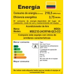 Etiqueta de eficiencia energética del aire acondicionado Midea 24000 BTU 220V Inverter R32