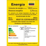Etiqueta energética de Aire Acondicionado Midea MSGP11B-12CRFN8-NC8W-CO, 12.000 BTU, 220V, Inverter R32, eficiencia energética A
