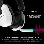 Auriculares de juegos con micrófono y tecnología de reducción de ruido AI