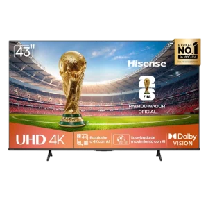 Televisor Hisense Smart UHD/4K VIDAA 60Hz 20W Direct LED 43A6NV