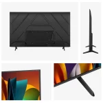 Televisor con pantalla 4K, HDR y diseño minimalista