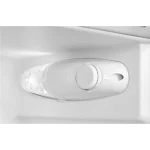Calefactor eléctrico blanco con control rotativo y luz indicadora