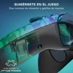 Controller con gatillos de impulso y motores de vibración dual rumble