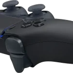 Mando DualSense de PlayStation 5 en color negro, con gatillos adaptativos y joystick