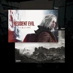 Portada y paisaje de Resident Evil Requiem con Claire Redfield en primer plano