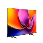 Televisor con pantalla de colores brillantes y diseño elegante