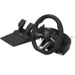 Volante de carreras con pedales para juegos de PS4, marca RWA, diseño ergonómico y realista