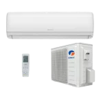 Aire acondicionado Gree con unidad exterior, unidad interior y control remoto
